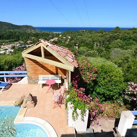 Appartamento Alizé Vue Mer Incroyable, Piscine Location Entier 2 Pers Proche Plage Olmucciu
